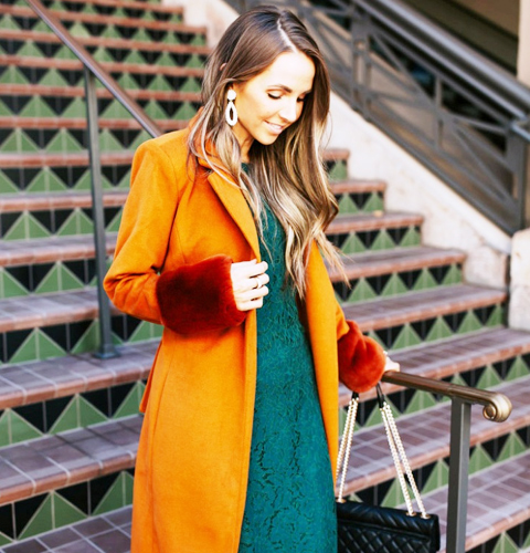 Orange-Long-Waist-Coat